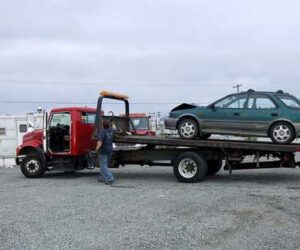 Towing my vehicle after an accident